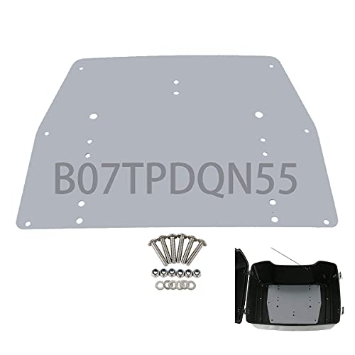 TCMI Tour Pack Pack Trunk Base Plate Inner Reinforcement Metal Plate Fits for Harley Davidson Touring Models FLT FLHT FLHTCU FLHRC Road King Street Glide Road Glide Electra Glide Ultra-Classic 1993-2013 - Image 1