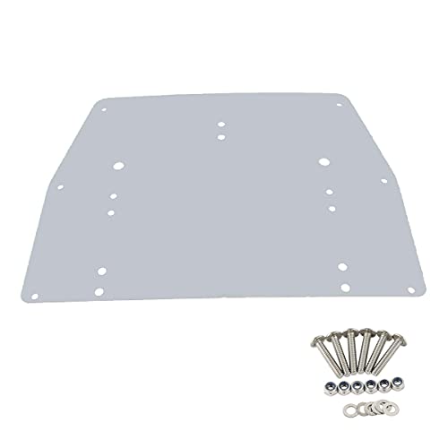 TCMI Tour Pack Pack Trunk Base Plate Inner Reinforcement Metal Plate Fits for Harley Davidson Touring Models FLT FLHT FLHTCU FLHRC Road King Street Glide Road Glide Electra Glide Ultra-Classic 1993-2013 - Image 2