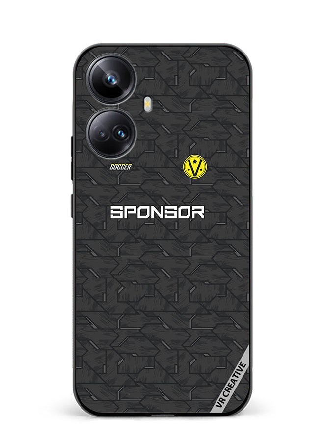 VR CREATIVE - Protective Case Cover For Realme 10 Pro Plus Soccer Jersey Design Multicolour - Image 1