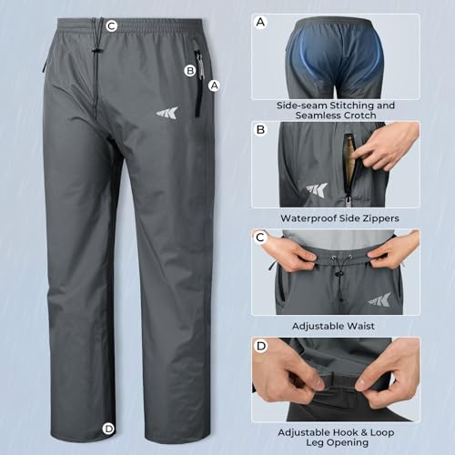 KastKing HydroSense Essential Waterproof Rain Suit for Men and Women, Lightweight, Durable Outdoor Gear for Fishing, Hiking - Image 5