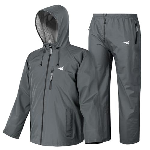 KastKing HydroSense Essential Waterproof Rain Suit for Men and Women, Lightweight, Durable Outdoor Gear for Fishing, Hiking - Image 1