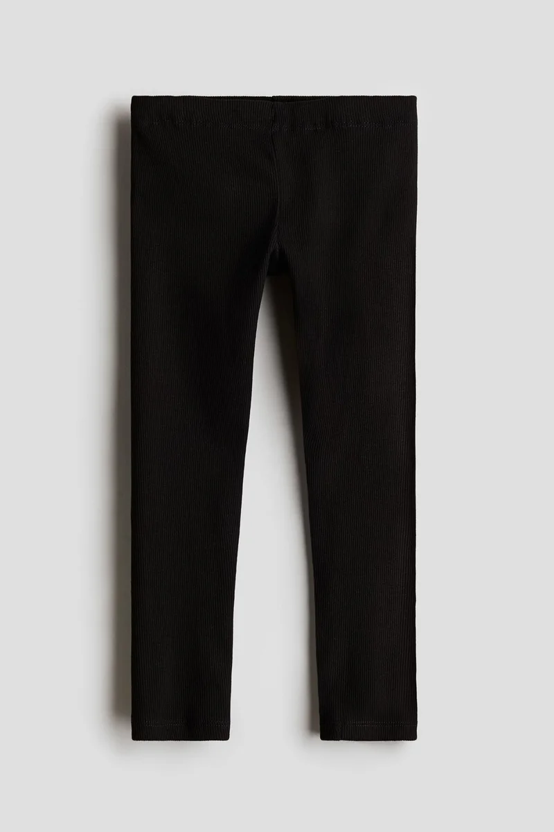 H&M Ribbed jersey leggings