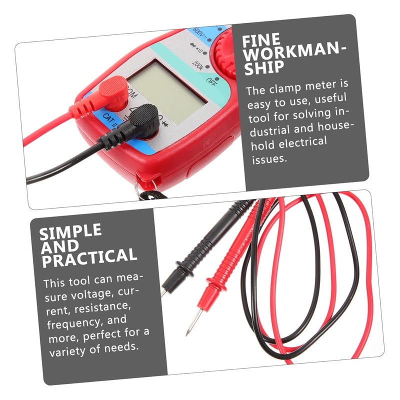 KT87N Digital Clamp Meter 600A AC DC Voltage Tester with NCV and LCD Display for Electricians DIY - Image 4