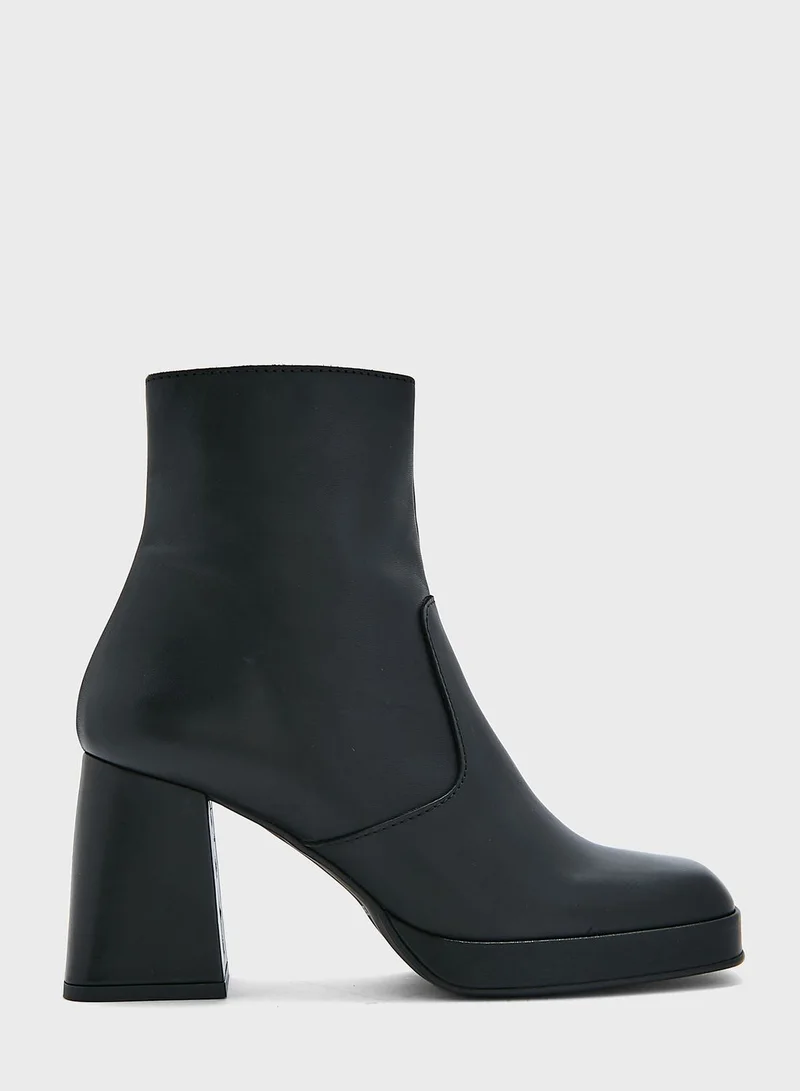 VERO MODA Squared High Heel Ankle Boot