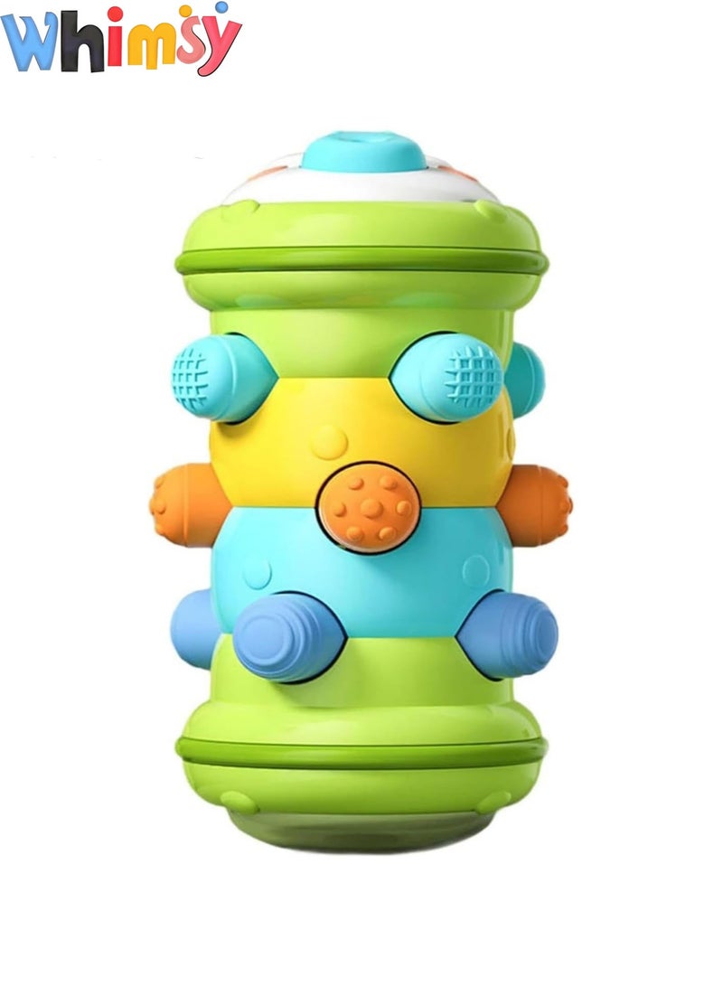 Whimsy Montessori Caterpillar Toy for Toddlers, Baby Sensory Toy Crawling Exercise Grip Training Toy for Club Office Tools Kids Baby Birthday Gifts  for 6+ Months (Green) - Image 1