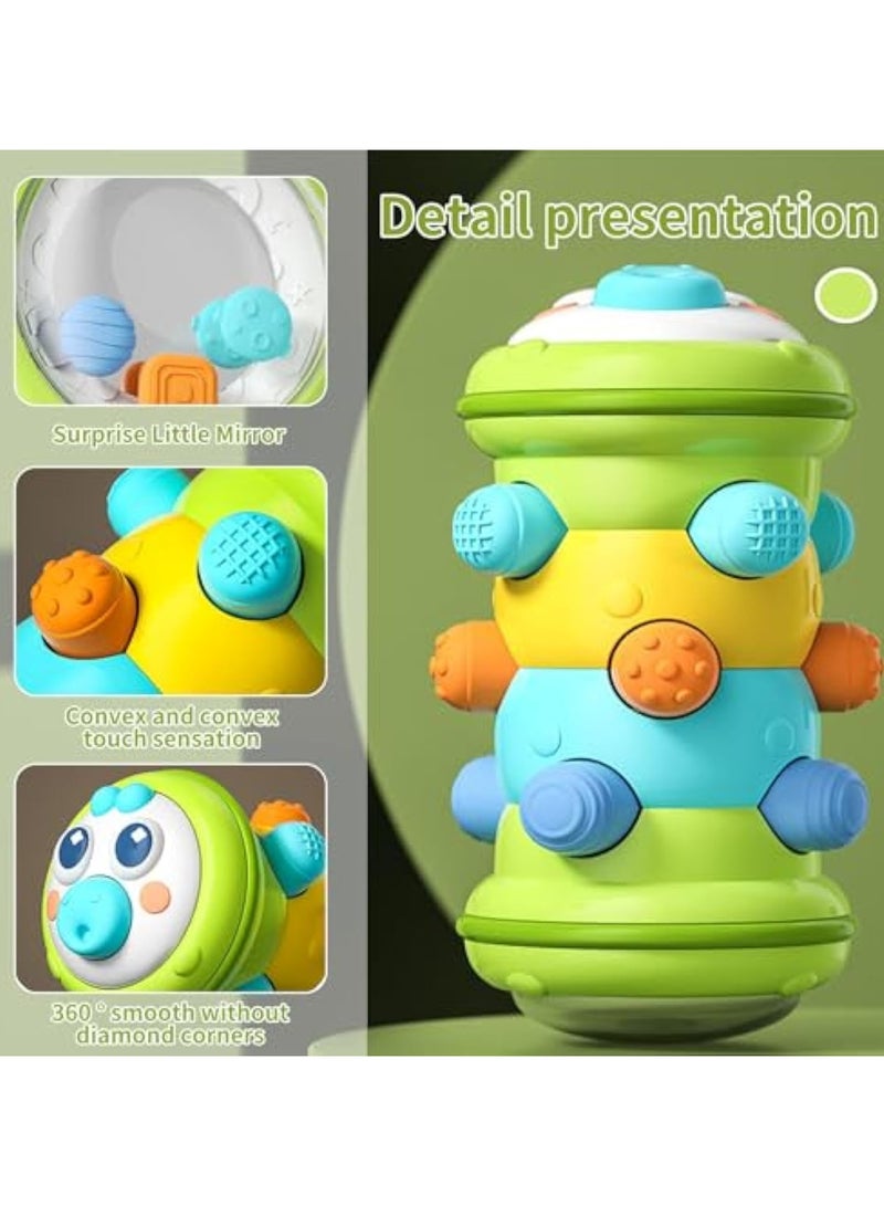 Whimsy Montessori Caterpillar Toy for Toddlers, Baby Sensory Toy Crawling Exercise Grip Training Toy for Club Office Tools Kids Baby Birthday Gifts  for 6+ Months (Green) - Image 3