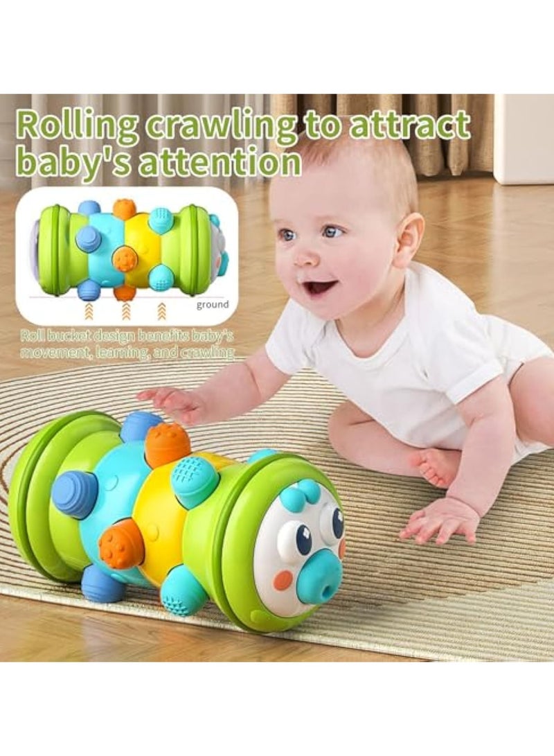 Whimsy Montessori Caterpillar Toy for Toddlers, Baby Sensory Toy Crawling Exercise Grip Training Toy for Club Office Tools Kids Baby Birthday Gifts  for 6+ Months (Green) - Image 2