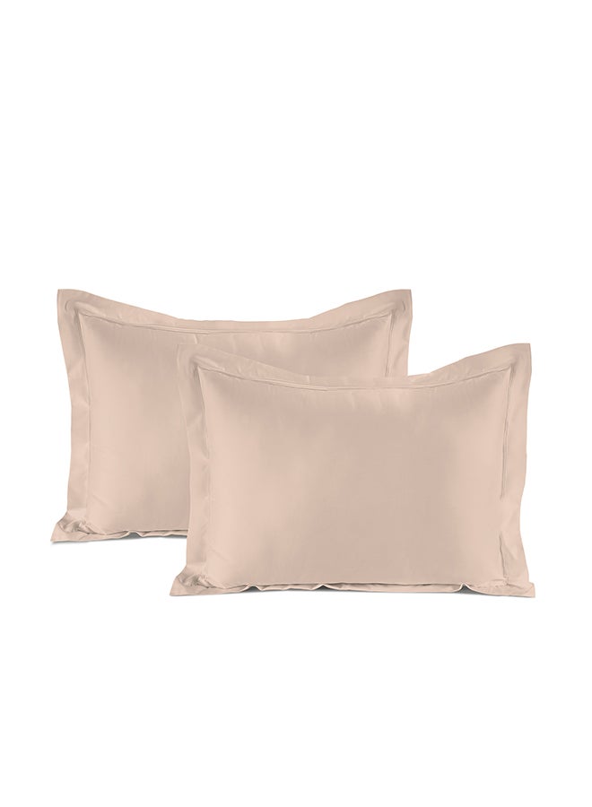 Boutique Blanche 2 pcs summer peach sateen cotton pillowcases 50*90 cm   300 thread count