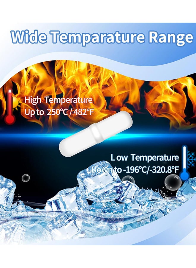 7 Pieces Magnetic Stir Bar Set Lab Mixed Size PTFE Magnetic Stirrer Mixer Stir Bars Spin Bars Magnetic Rod for Laboratory Homebrew - Image 5