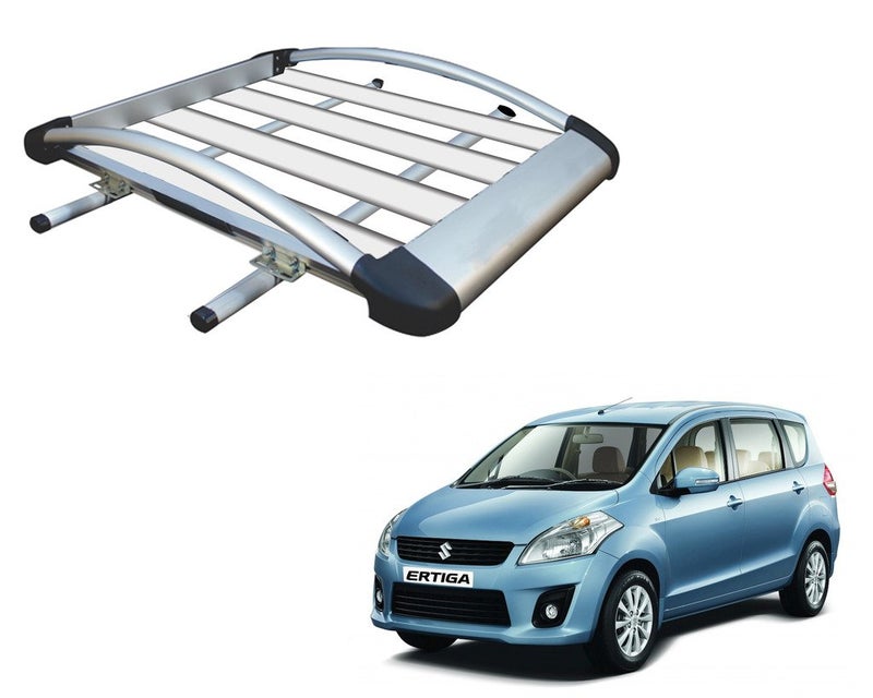 Auto Pearl Autopearl Car Roof Luggage Carrier for Ertiga (Silver and Black) - Image 5