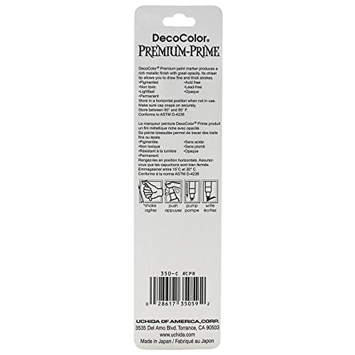 Marvy Uchida Uchida of America 350-C-CPR DecoColor Premium Chisel Paint Marker-Copper - Image 3