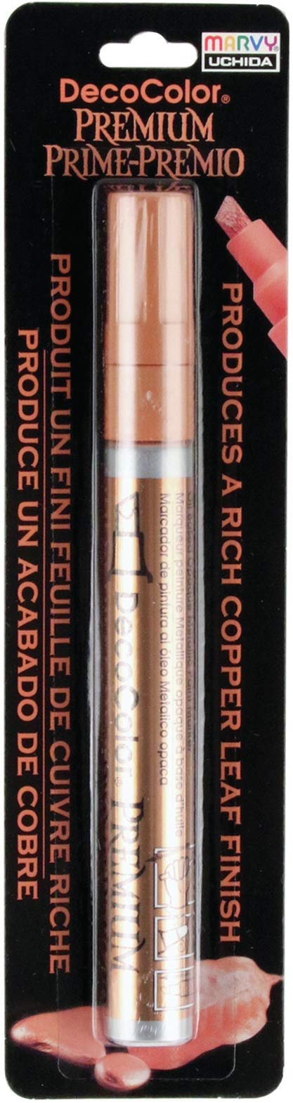 Marvy Uchida Uchida of America 350-C-CPR DecoColor Premium Chisel Paint Marker-Copper - Image 1