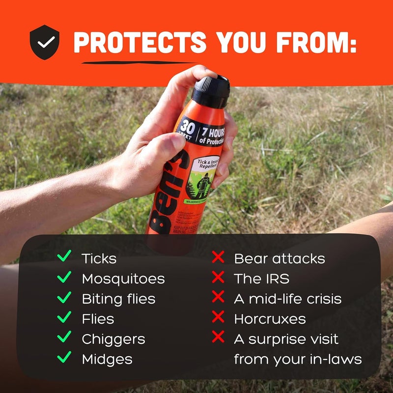 Ben's Tick & Insect Repellent Eco Spray - Bug Spray with 30% DEET for Mosquitoes, Ticks & More - Up to 7 Hours of Protection - Fragrance-Free - 6 oz (2 Pack) - Image 4