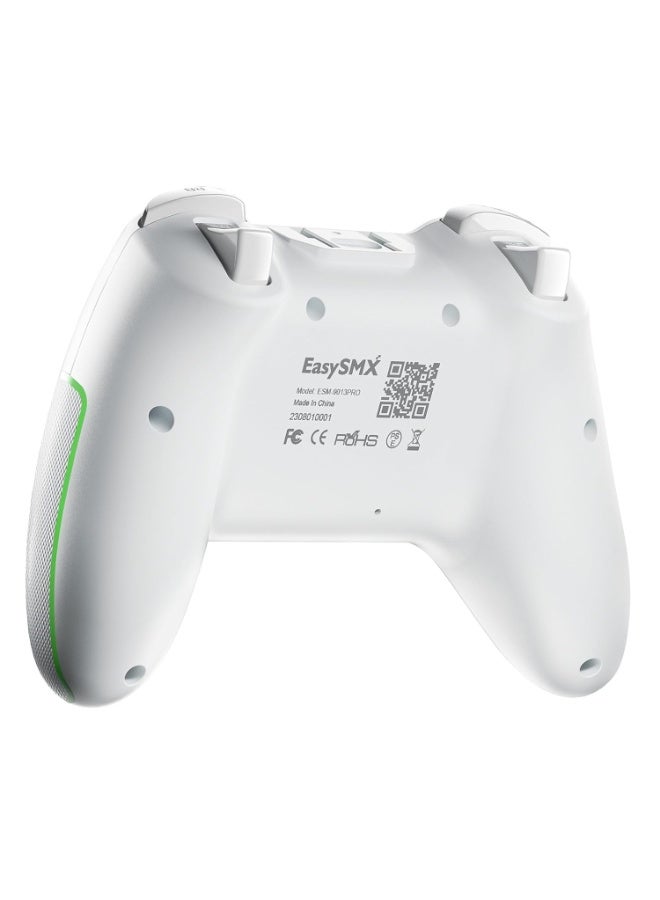 EasySMX جهاز تحكم ألعاب كلاسيكي EasySMX 9013Pro لاسلكي للألعاب لنظام Android/iOS/الكمبيوتر المحمول/Switch/Steam Deck/PS3/PC/صندوق التلفاز/Tesla مع مشغلات خطية بتأثير هول ووظيفة اهتزاز مزدوجة ووظيفة توربو وبطارية ليثيوم 600mAh - Image 2