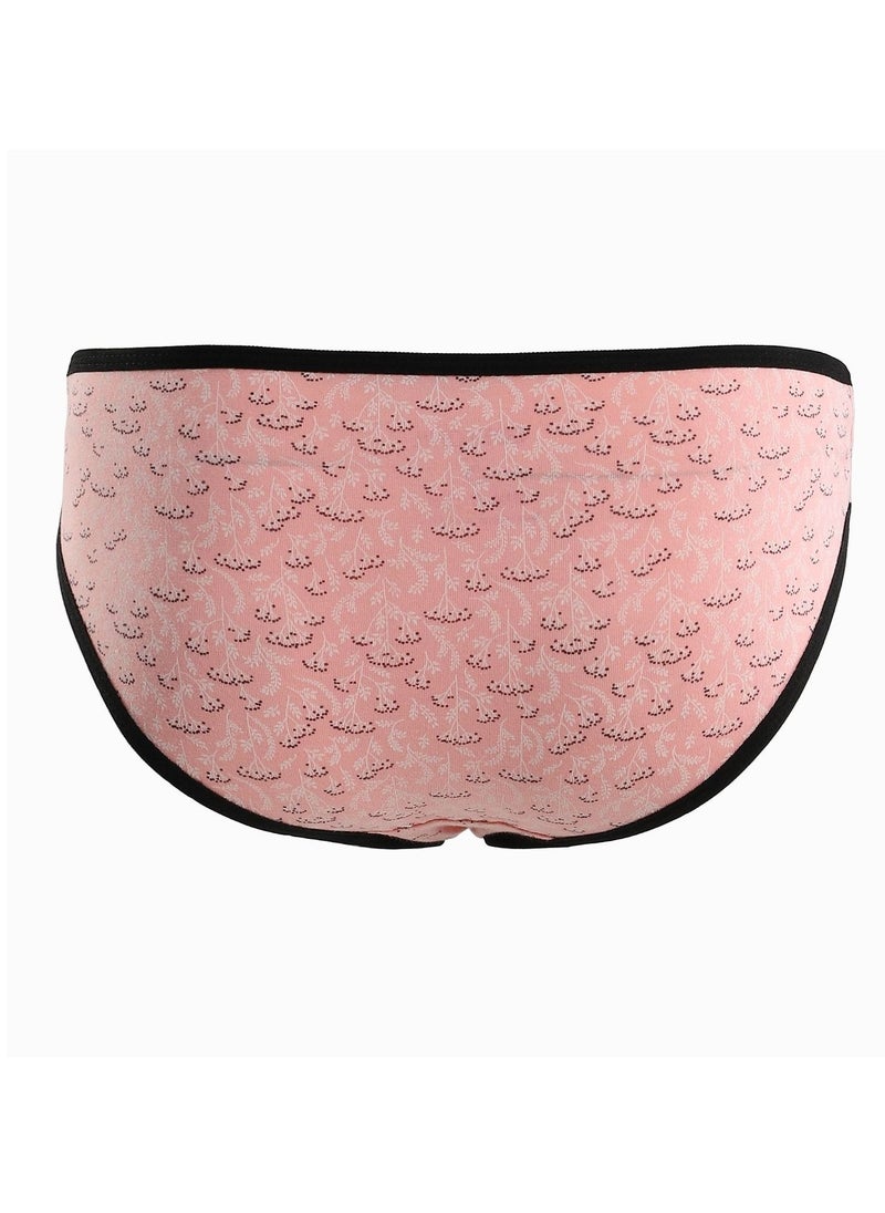 COTTONIL - Cottonila Set Of 3 Soft Patterned Bikini Panties - Multicolours - Image 1