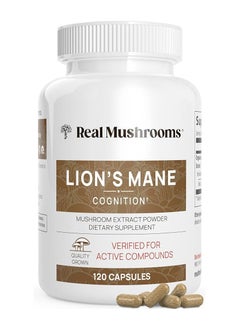 Real Mushrooms Real Mushrooms Lion's Mane Cognition 120 Capsules 