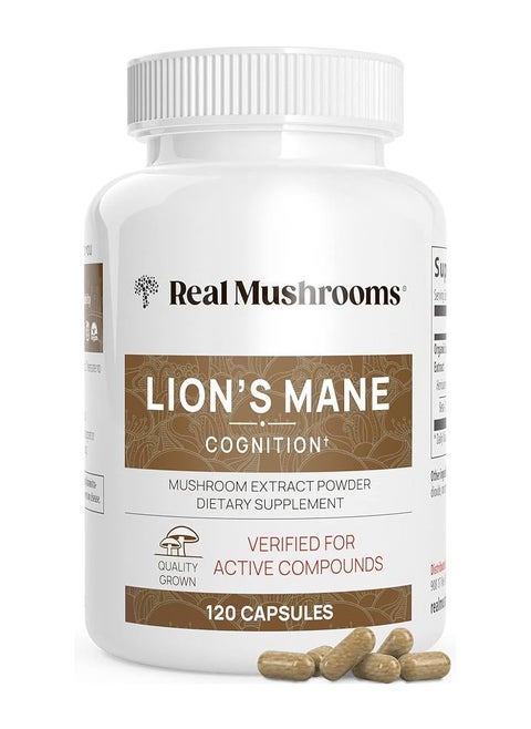 Real Mushrooms Lion's Mane Cognition 120 Capsules