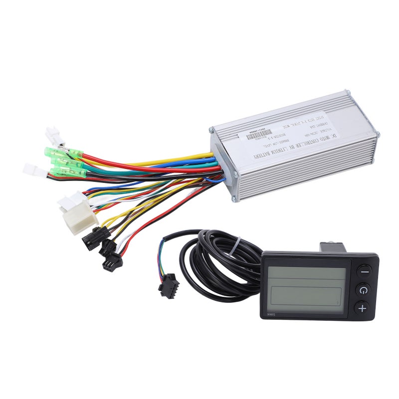 مكبر تحكم محرك الدراجة الكهربائية 22 أمبير - مكبر تحكم شائع 36 فولت / 48 فولت مع لوحة LCD S866 ومدخل تحكم بالإبهام لمحرك 500 واط - Image 2