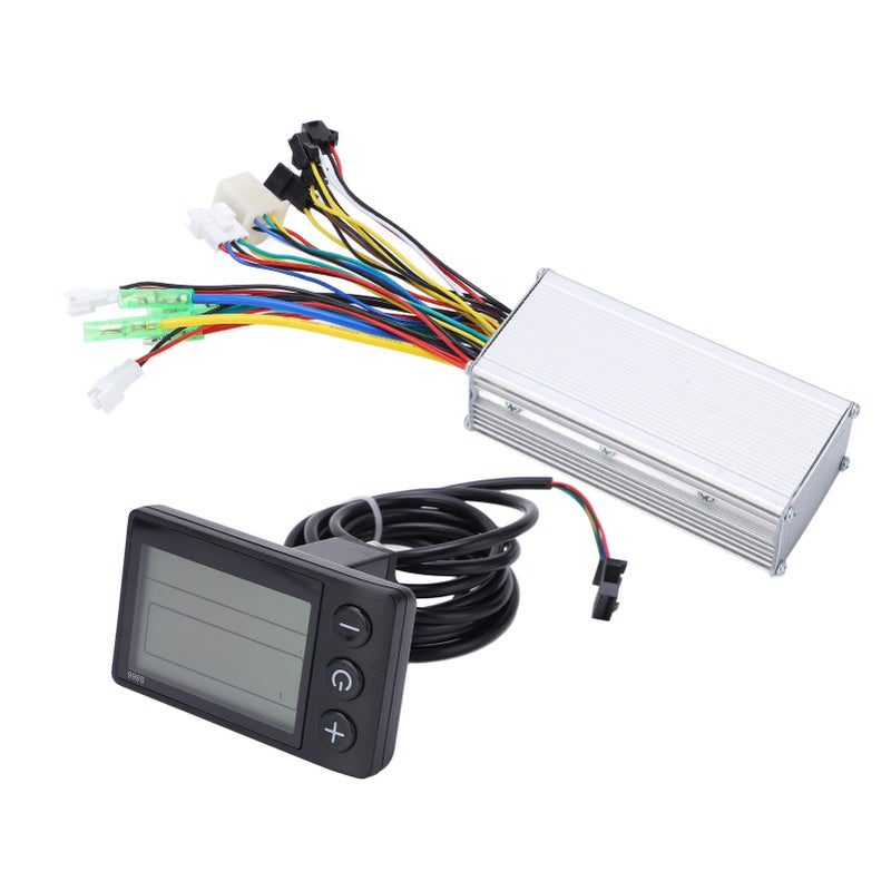 مكبر تحكم محرك الدراجة الكهربائية 22 أمبير - مكبر تحكم شائع 36 فولت / 48 فولت مع لوحة LCD S866 ومدخل تحكم بالإبهام لمحرك 500 واط - Image 3