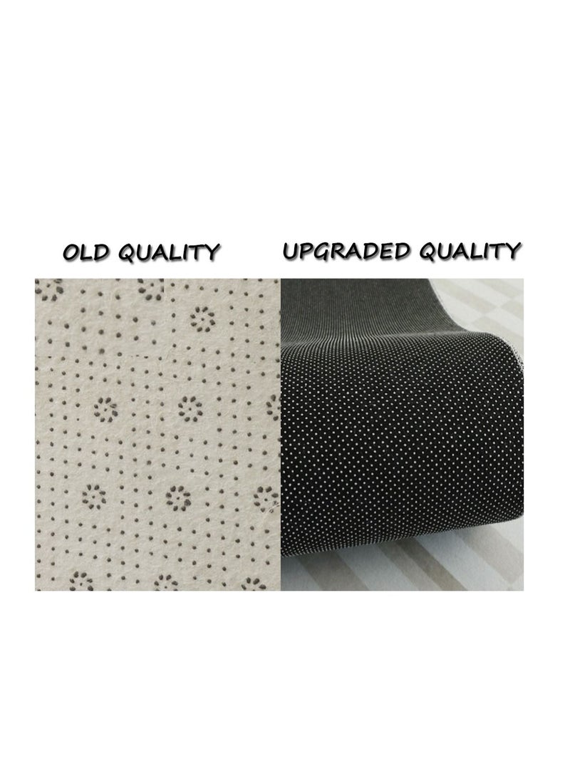 Modern Wool Fluffy Floor Mat Carpet with Anti slip High Pile Bottom with Upgraded Foam (Size 120×160CM), Rectangle
