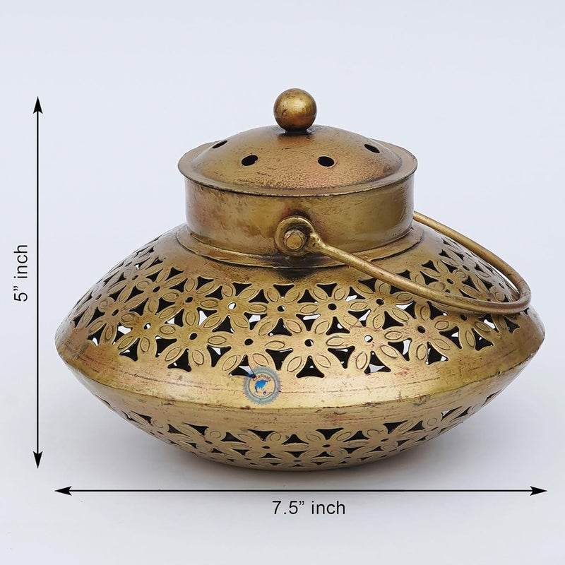 Craftasia Metal Tealight Candle Holder Mini DegchiDhuni Tea Light Candle Stand Holders Home Decoration Items for HomeOffice - Image 5