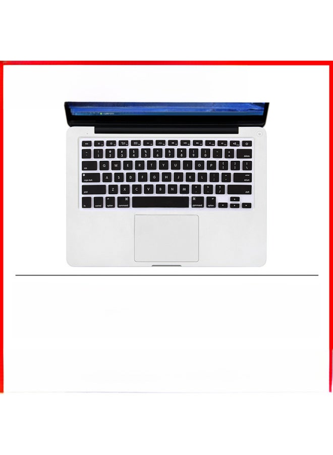Suitable For Apple 2020air13 A2179 A2485 European Japanese Transparent Silicone Keyboard Protection Film-Color:Transparent Color-Dimensions:US Version 13.3 Inch (old) Special - Image 1