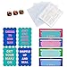 Tinzum 4 in 1 Mahjong Accessories with Mahjong Shuffler Cards Sleeve Mahjong Line Finder Dice Mahjong Card Holder Fit Large Print Size6 18x4 34 for NMJL Card 2025 - Image 2