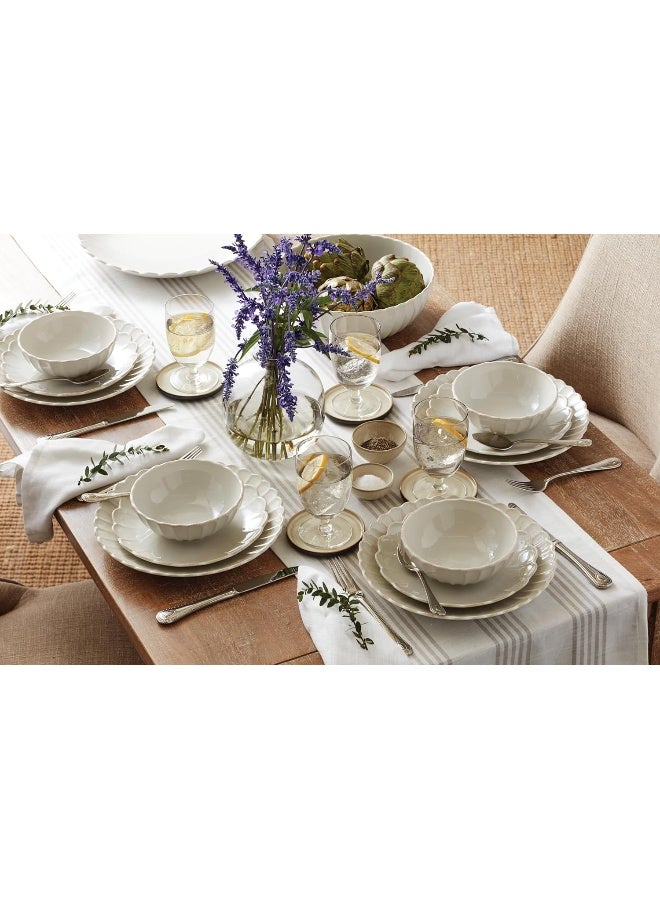 LENOX طقم أدوات المائدة لينكس فرنسي بيرل 12 قطعة 1770 LB أبيض - Image 3