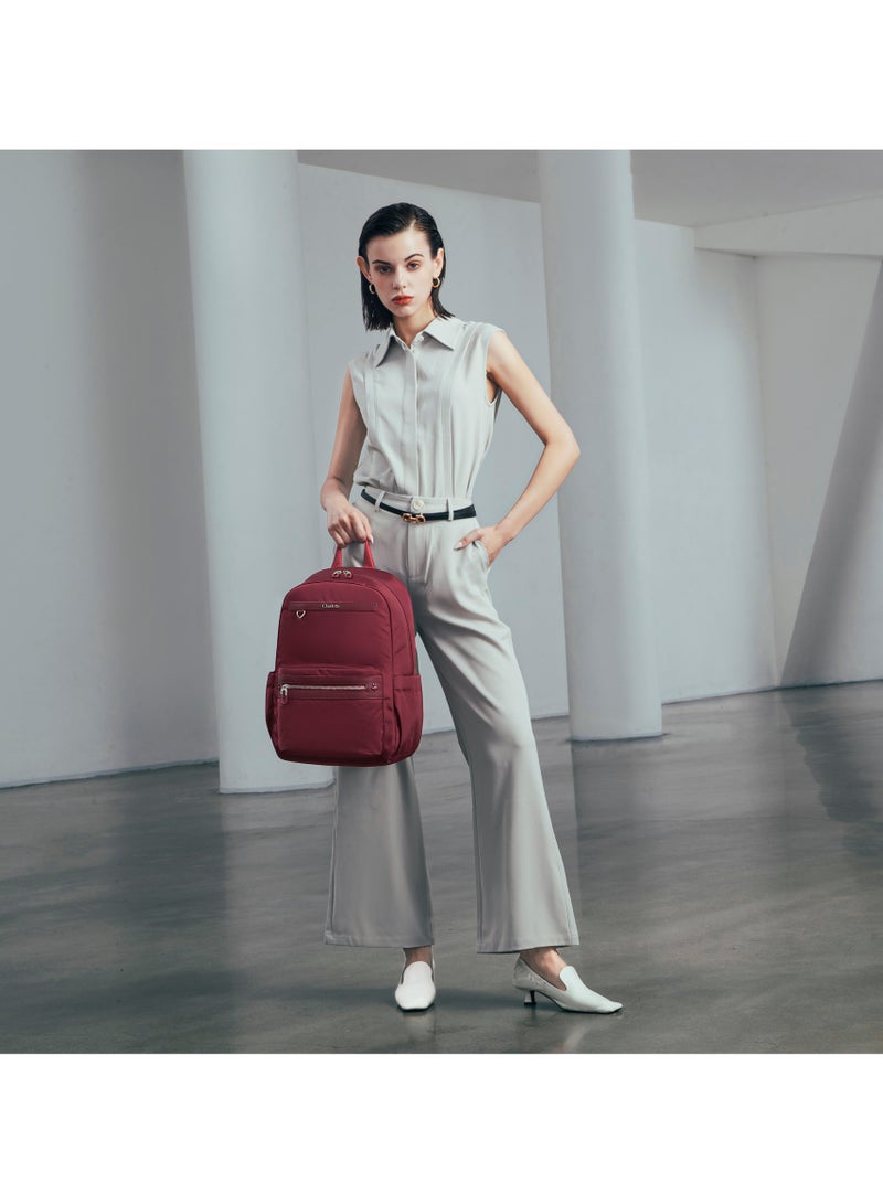 شانتريا حقيبة ظهر نسائية مقاومة للماء من شانتريا متعددة الوظائف مضادة للسرقة خفيفة الوزن للسفر والمكتب والمدرسة والجامعة - Image 5