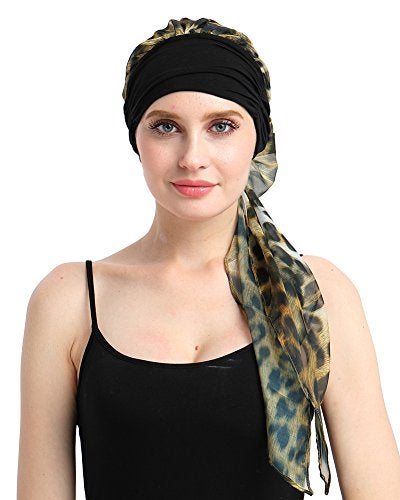 FocusCare Head Turban For Women With Cancer,Hair Loss Scarf Turbans Alopecia Beanie - Image 1