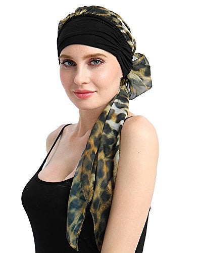 FocusCare Head Turban For Women With Cancer,Hair Loss Scarf Turbans Alopecia Beanie - Image 4