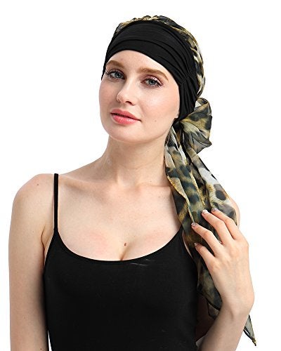 FocusCare Head Turban For Women With Cancer,Hair Loss Scarf Turbans Alopecia Beanie - Image 5