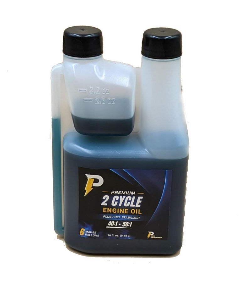 Power Performance Premium 2-Cycle Oil 16oz Easy to Measure Bottle - Image 2