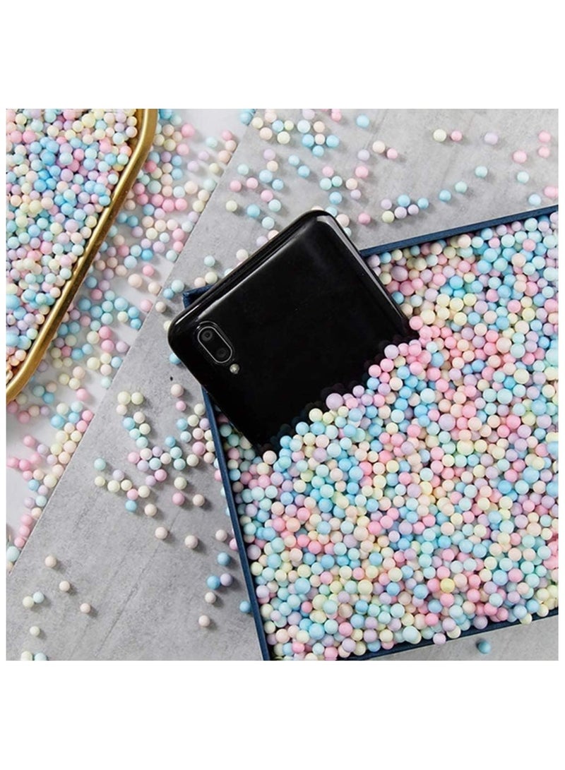 2 عبوة صغيرة من الكرات الإسفنجية لوازم الحرف الفنية المدرسية المنزلية مناسبة للالتصاق بألوان متعددة متنوعة باكت مقاس 20*30 - Image 5