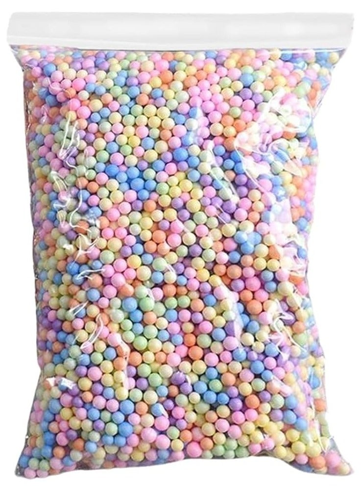 2 عبوة صغيرة من الكرات الإسفنجية لوازم الحرف الفنية المدرسية المنزلية مناسبة للالتصاق بألوان متعددة متنوعة باكت مقاس 20*30 - Image 1