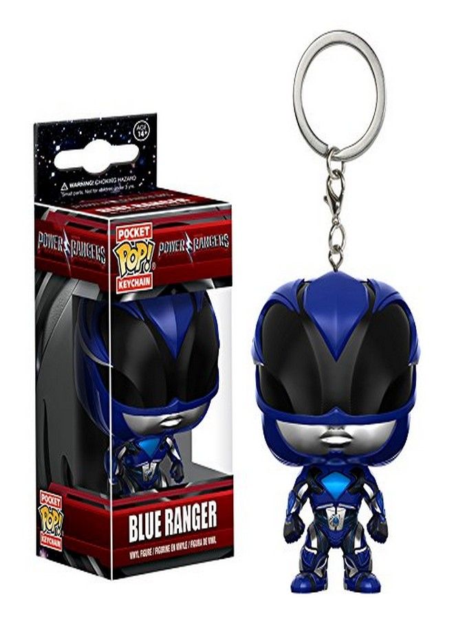 POP Funko Pop Keychain: Power Rangers Blue Ranger Toy Figure,Multi - Image 2