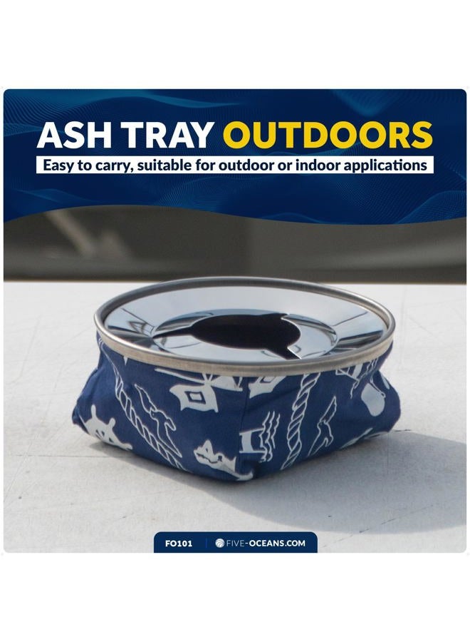 Five Oceans Beanbag Ashtrays, Blue & Red Blue Ashtray Blue 101 - Image 5