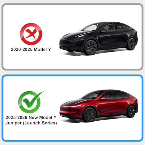 KUNIST Trunk Mat for Tesla Model Y Juniper 2026,All Weather Heavy Duty Floor Mats Waterproof Rear Cargo Liner Custom Fit for Tesla New Model Y 2025-2026 Accessories - Image 2