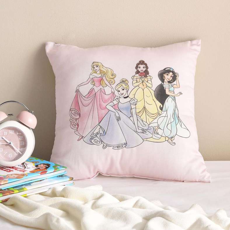Pan Home Princess Cushion for Kids - Pink