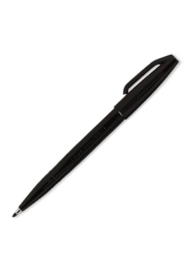 Pentel 4-Piece Fibre Tip Sign Pen Black Ink - Image 2