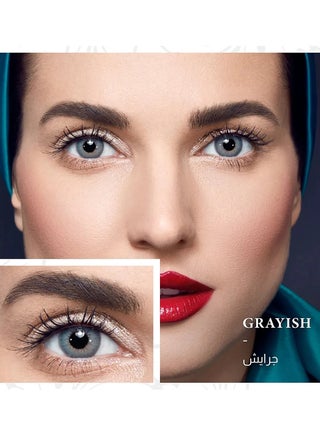 Anesthesia Once Grayish Daily Colored Contact Lenses - view 2