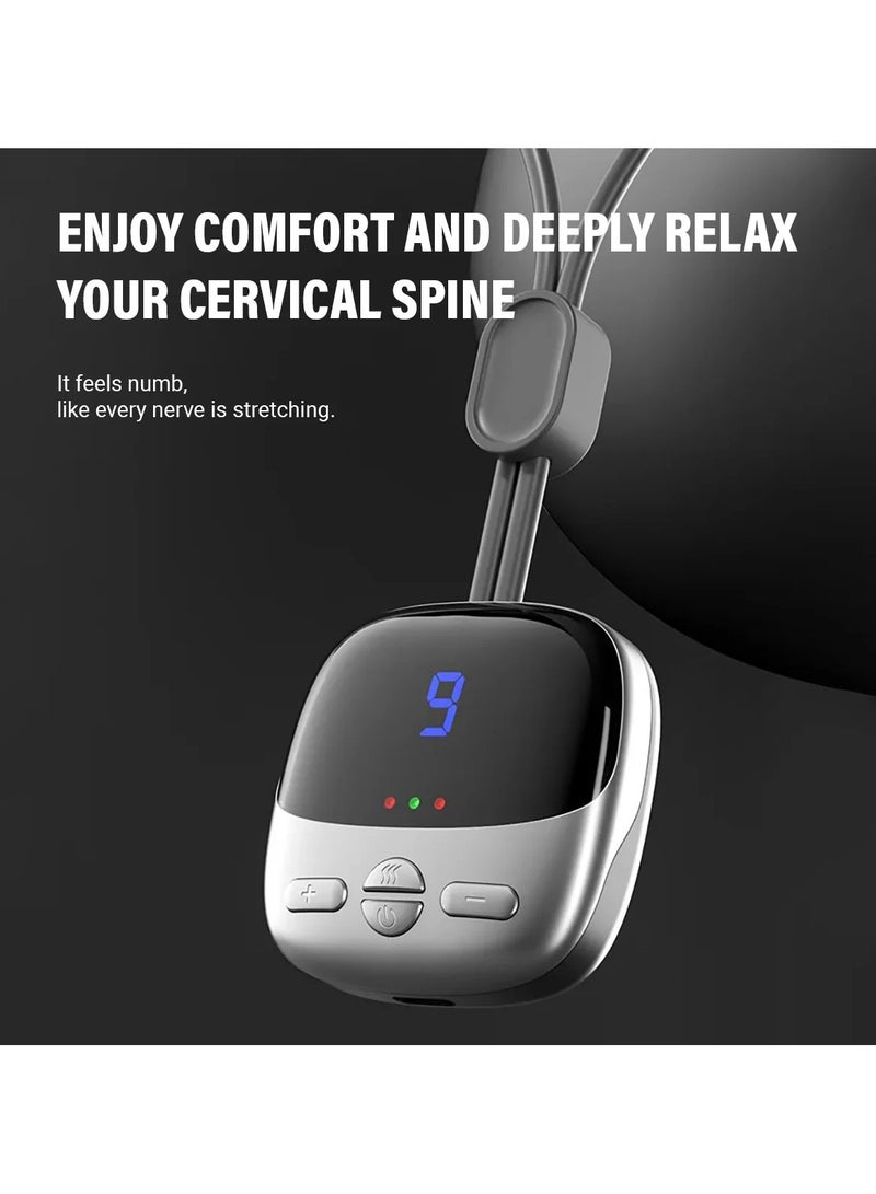 Electric Neck Massager – Portable & Rechargeable with Heat Therapy - Image 2