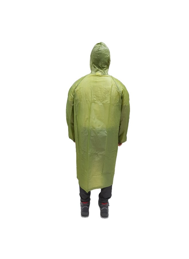 Workman - PVC YM 04 Green Rain Coat for Men & Women  | PVC Raincoat for Heavy-Duty Protection |  Waterproof & Windproof Rainwear | Pack of 2 - Image 1