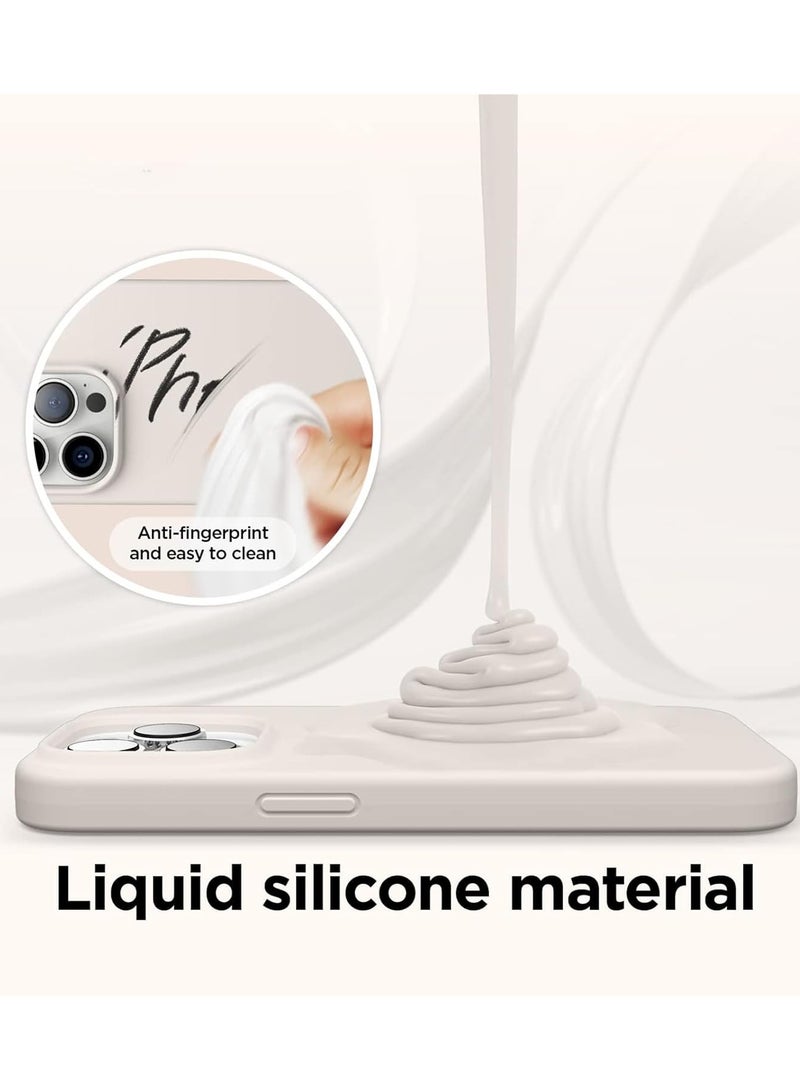 ELTRAZONE [3 in 1] for iPhone 15 Plus Case with 9H Tempered Glass Screen Protector, Premium Liquid Silicone Shockproof Protective Case,Slim Phone Cover for iPhone 15 Plus (2023) (iphone 15 Plus, White) - Image 3