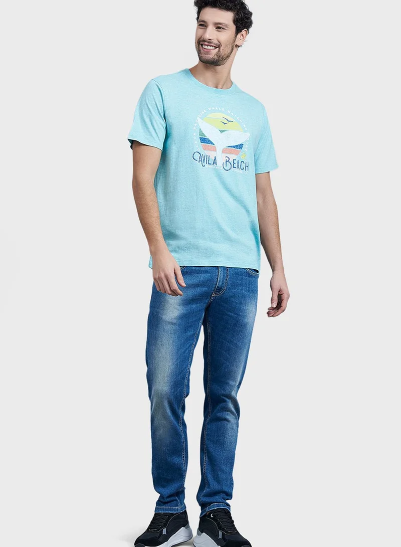 bhpoloclub Graphic Crew Neck T-Shirt