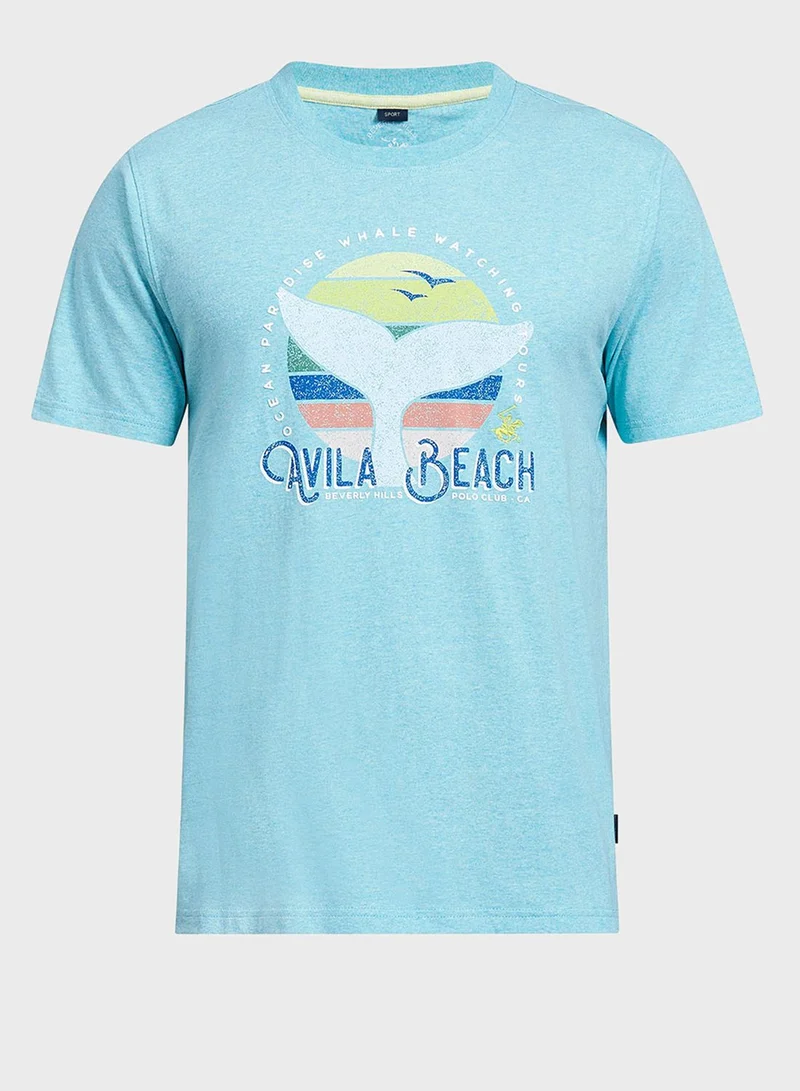 bhpoloclub Graphic Crew Neck T-Shirt