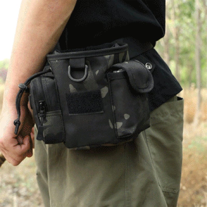 cheekyglo Vintage Holster Waist Pouch Fanny Pack Casual Dog Walking Bag Puppy Training Treat Snack Bait Pet Feed Waist Pocket,Camo 2 - Image 1