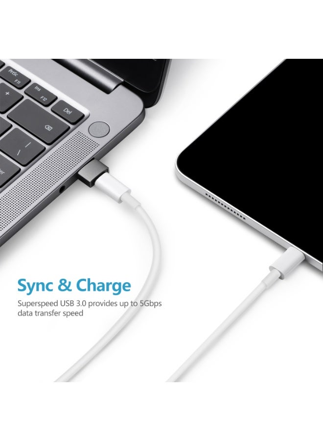 Syntech yntech USB C Female to USB Male Adapter (1 Pack), Type C to USB A Converter Compatible with Laptops, Power Banks, Chargers, for iPad Air 4, iPhone 11/12 Pro Max, Samsung Galaxy S20 etc, (Space Grey) - Image 3