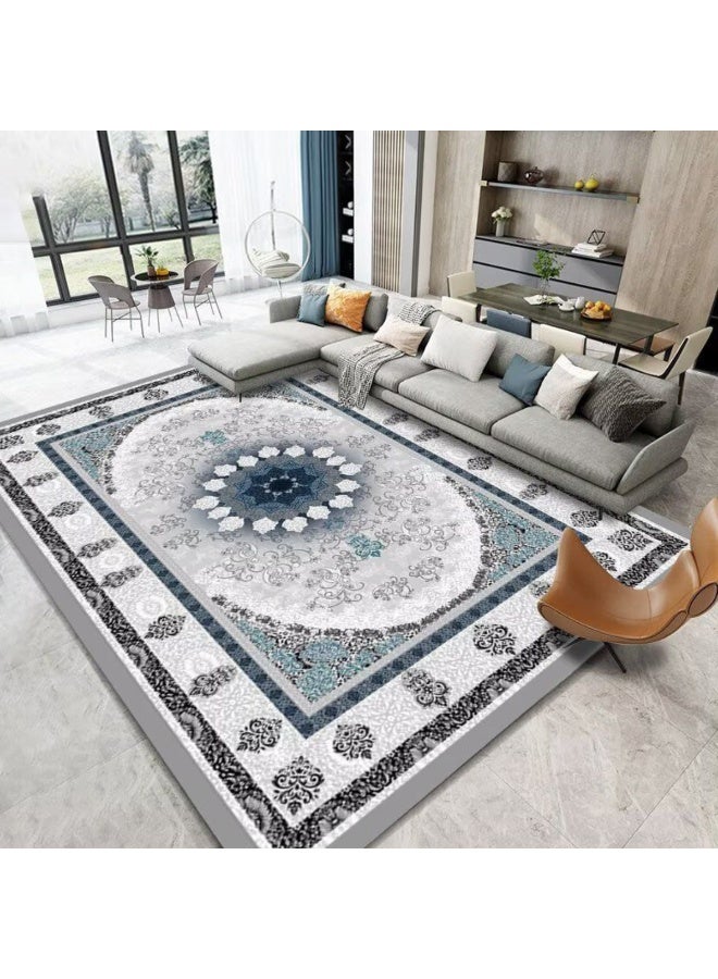 SMART HOME Ceramic carpets, excellent velvet rug, padded and soft to the touch, with beautiful 3D patterns made of high-quality materials, nano seating mattress, size 3X4 meters - Image 2