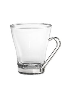 Bormioli Rocco Oslo Cappuccino Glass Cups, Clear, 8 Ounces (4 Pieces)